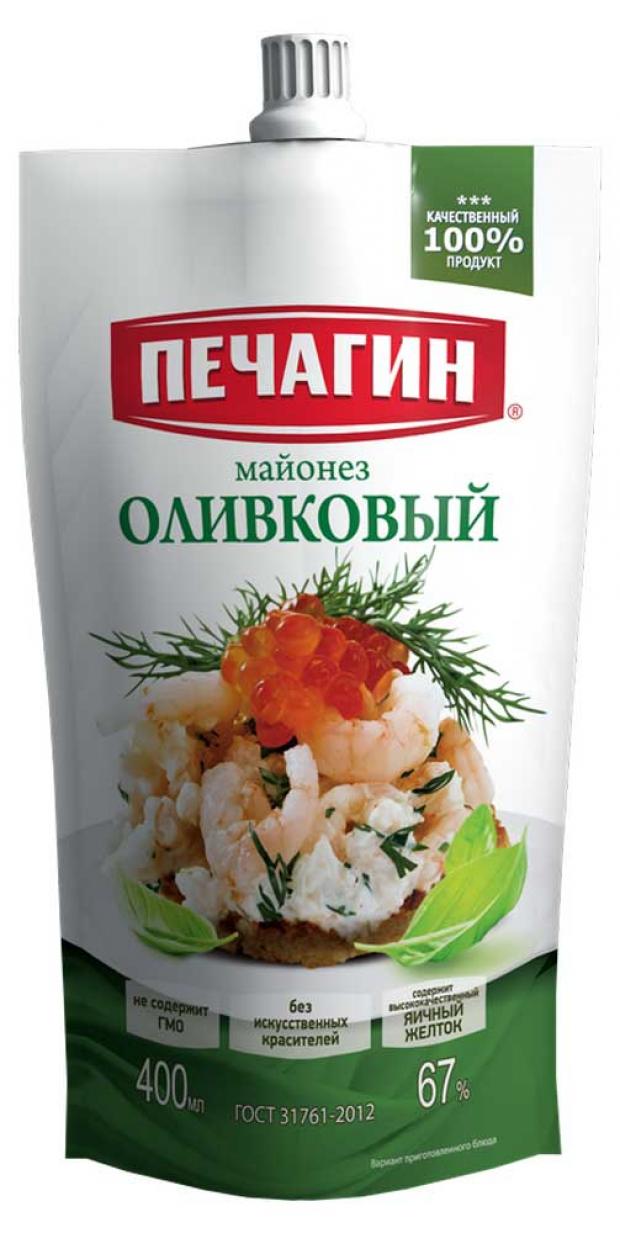 Майонез Печагин Оливковый 67%, 400 мл