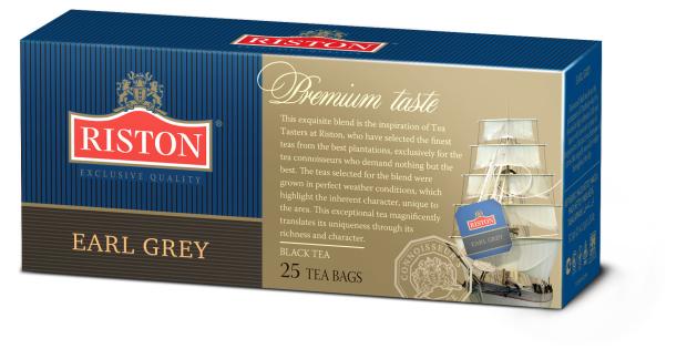 Чай черный RISTON Эрл Грэй, 25 х 1,5 г