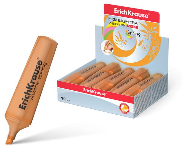 

Текстовыделитель ErichKrause Visioline V-12 Spring оранжевый