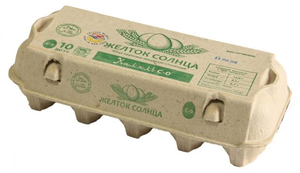 Яйца куриные Желток Солнца Халяль С0, 10 шт