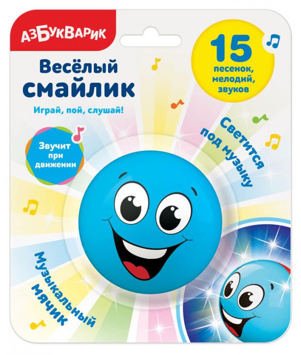 

Игрушка развивающая Азбукварик музыкальный веселый Смайлик