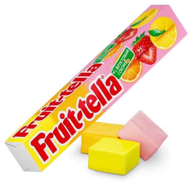 Конфета жевательная Fruittella фруктовое ассорти, 41 г