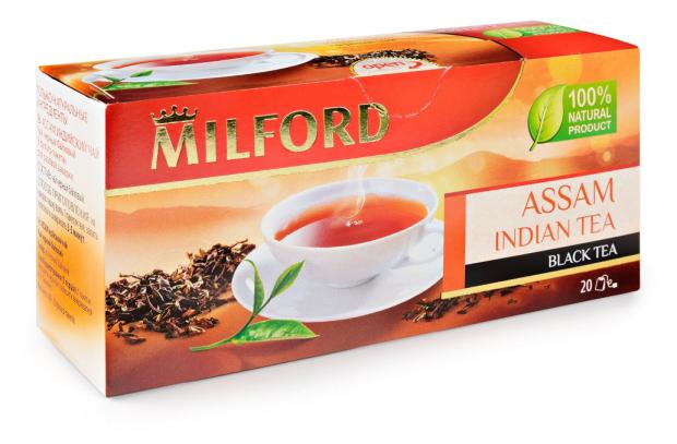 

Чай черный Milford Ассам, 2 г х 20 шт