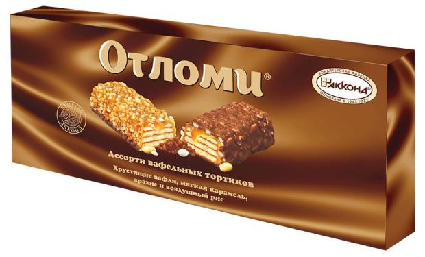 

Тортики вафельные АККОНД Отломи ассорти, 250 г