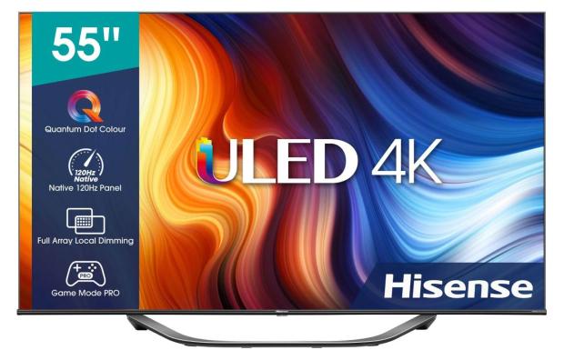 

Телевизор Hisense 55U7HQ черный, 55''