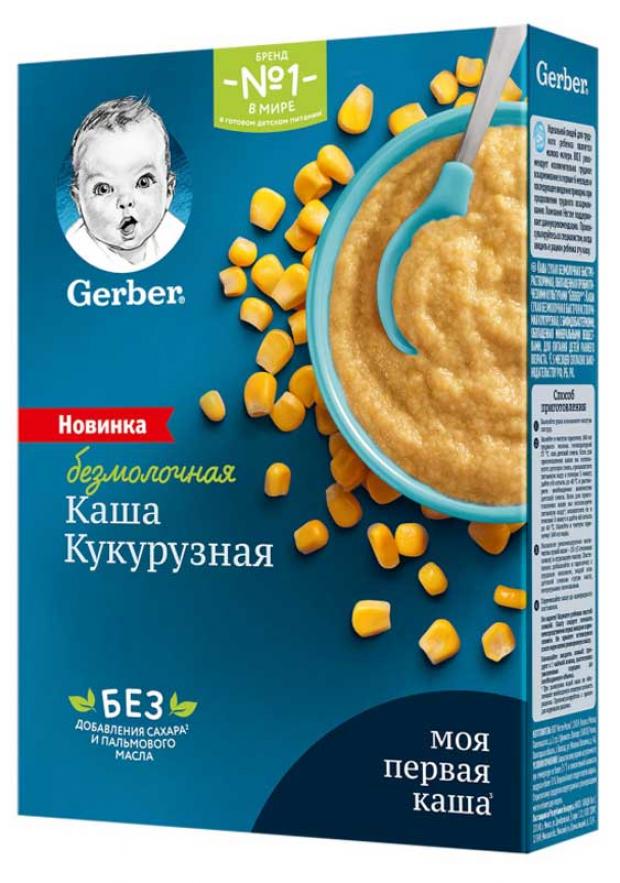 

Каша безмолочная Gerber Кукурузная с 4 мес., 180 г