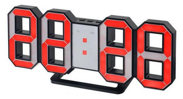 

Часы-будильник LED Perfeo Luminous PF-663 черные