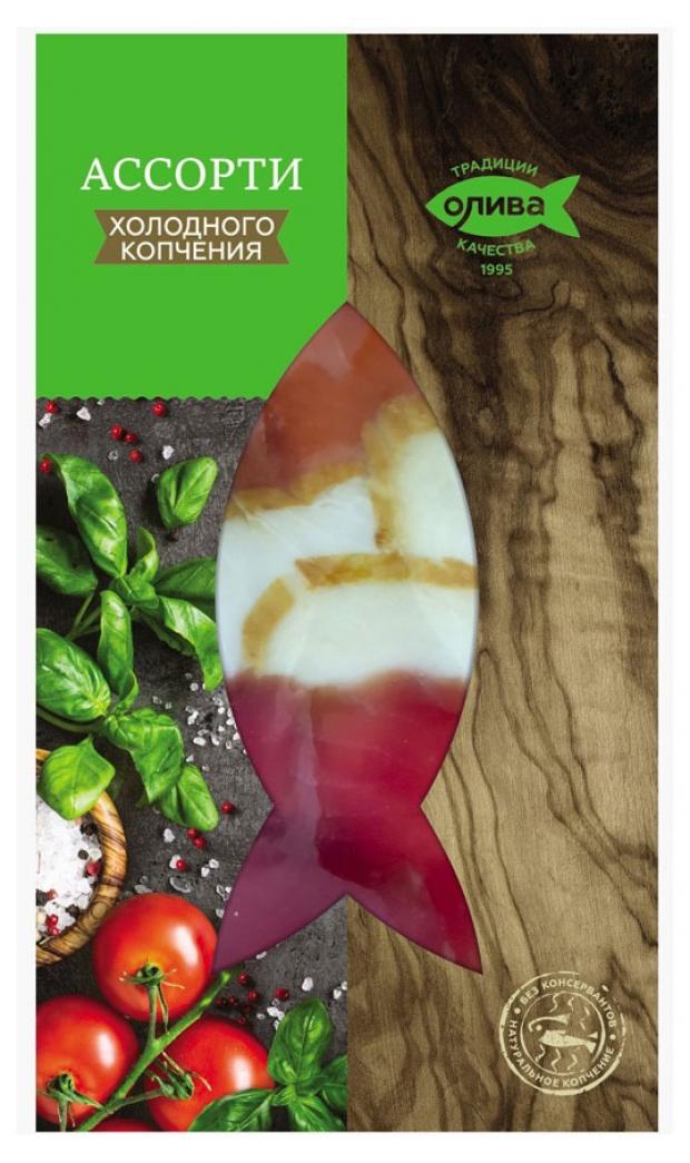 

Ассорти холодного копчения «Олива-Факел» тунец масляная кета, 300 г