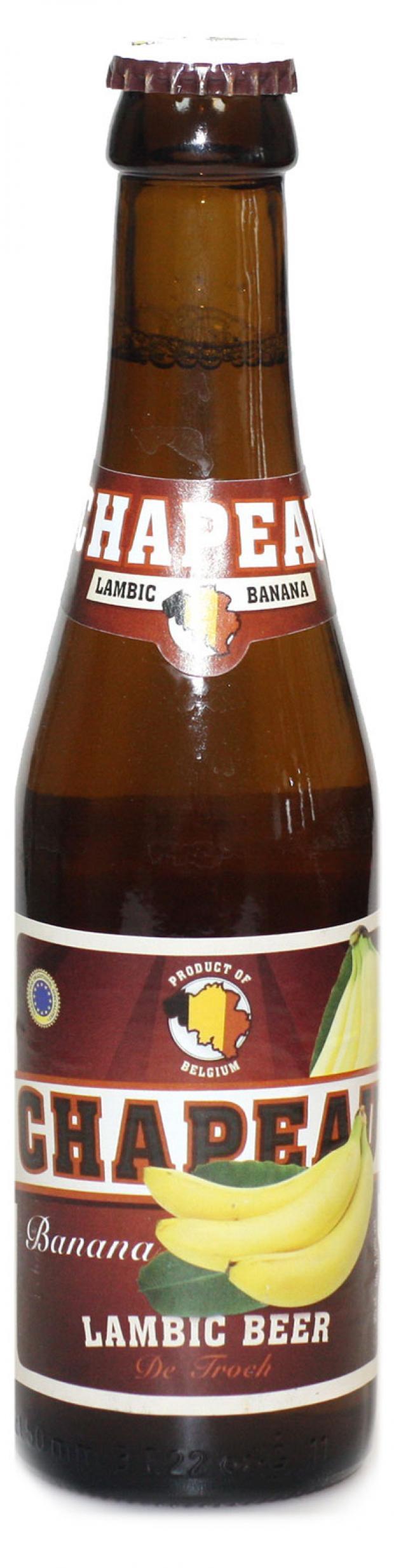 Пивной напиток Chapeau Banana Lambic светлый фильтрованный 3,5%, 250 мл