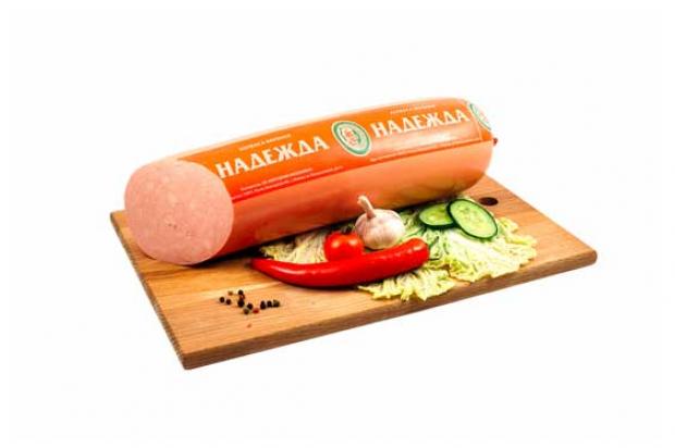 Колбаса вареная ВМК Надежда (0,9-1,1 кг), 1 упаковка ~ 1 кг