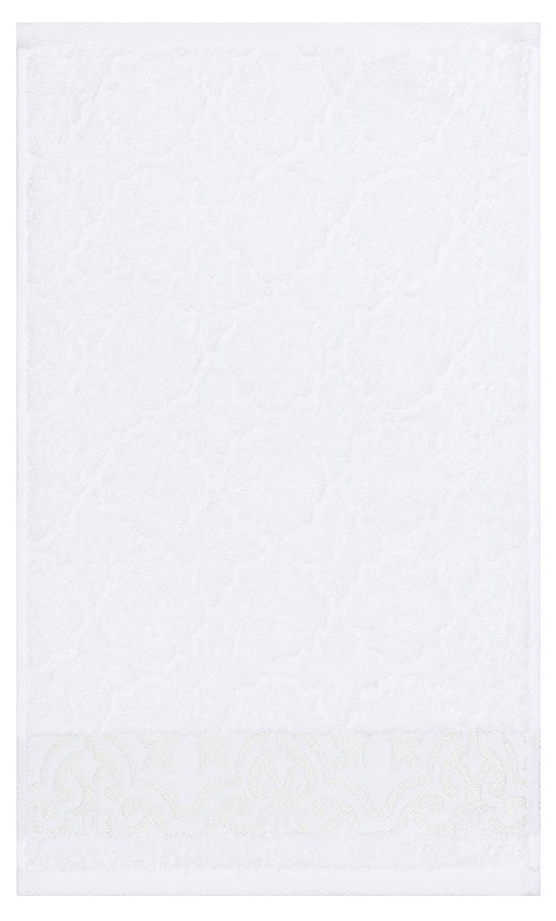 

Полотенце махровое Cleanelly Basic белое, 30х50 см