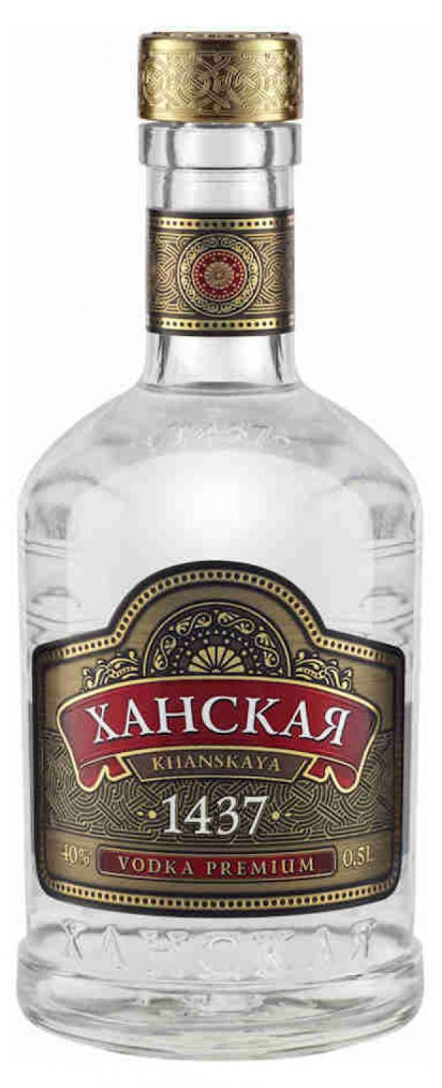 Водка Ханская Россия, 0,5 л