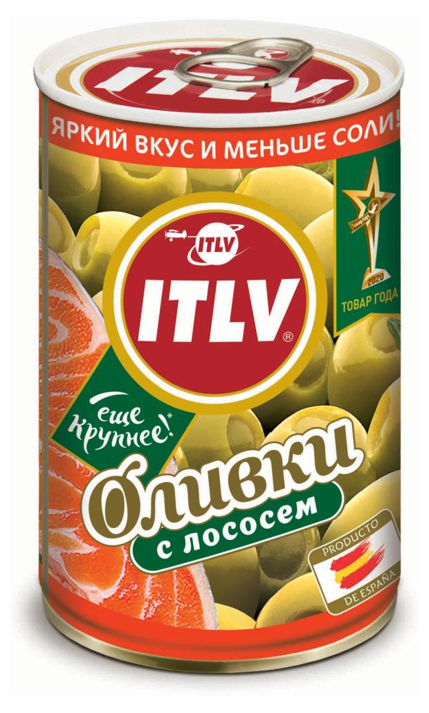 Оливки зеленые ITLV с лососем 314 мл 109₽