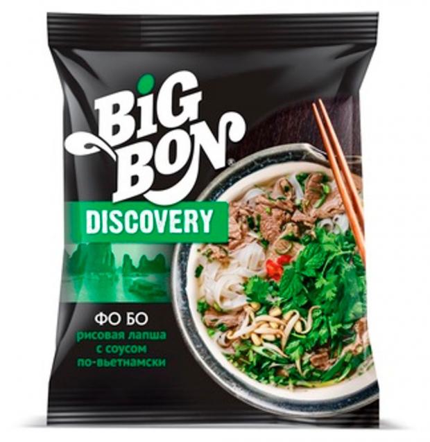 

Лапша BIGBON Discovery рисовая с соусом Фо Бо, 65 г
