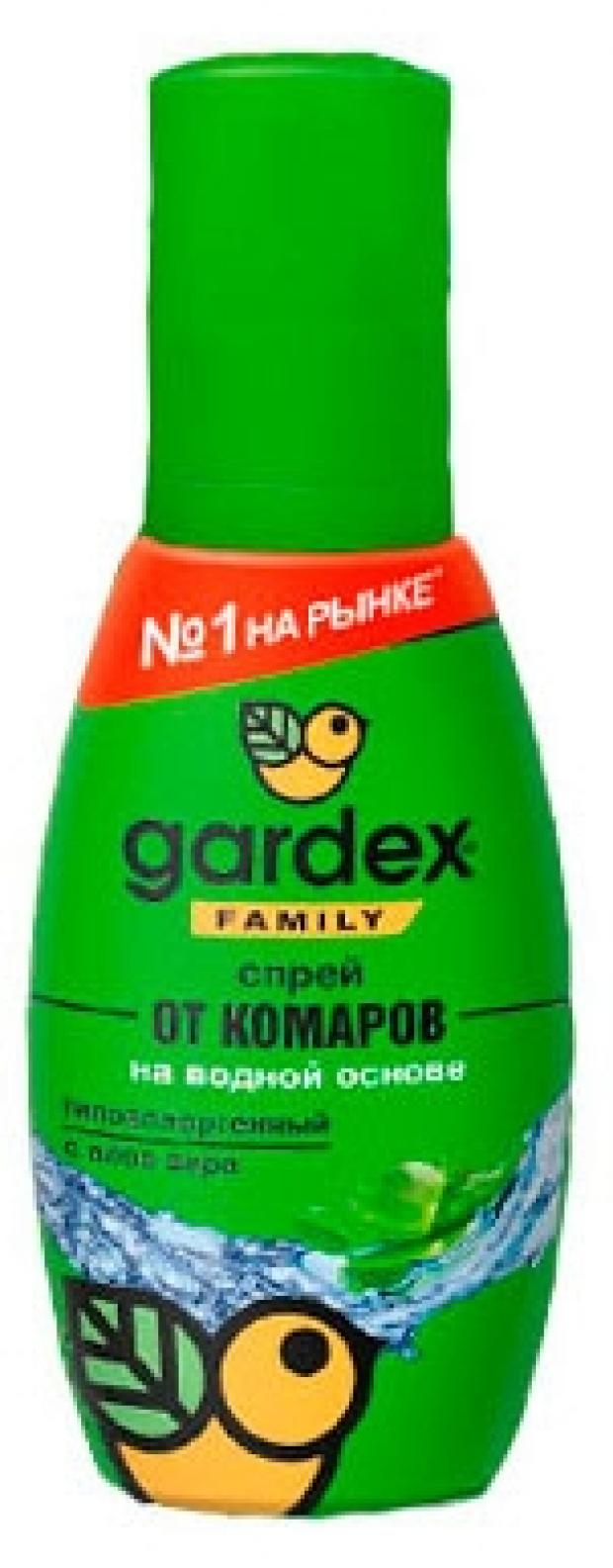 

Спрей от комаров Gardex Family с алоэ вера на водной основе, 100 мл