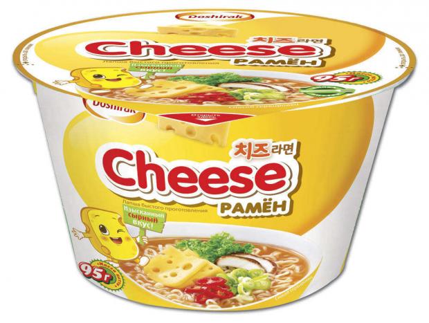 

Лапша быстрого приготовления «Доширак» Cheese Рамен с сыром, 110 г