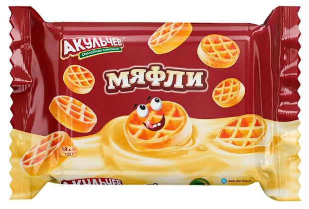 

Вафли мягкие Акульчев Мяфли, 125 г