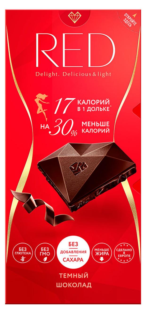 

Шоколад RED Темный классический без сахара меньше калорий, 85 г