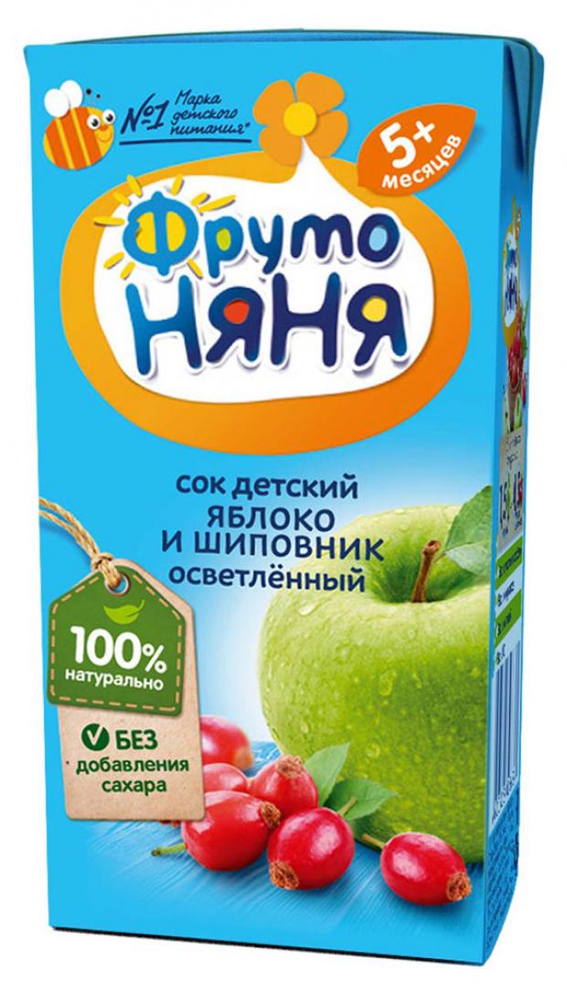 

Сок «ФрутоНяня» Яблоко и шиповник осветленный с 5 мес., 200 мл