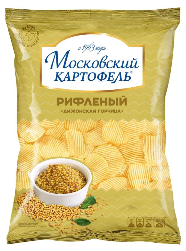 Чипсы Московский Картофель дижонская горчица 130 г 94₽
