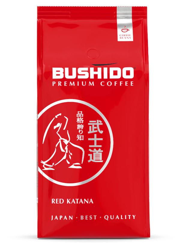 Кофе в зернах Bushido Red Katana, 1 кг кофе зерновой bushido red katana 1000гр beans pack