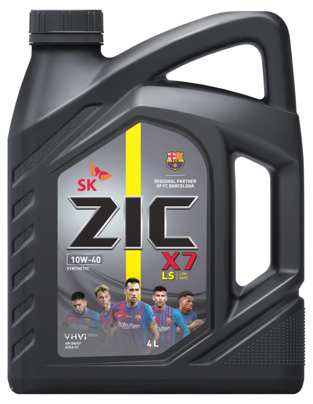 

Масло синтетическое ZIC X7 LS 10W-40, 4 л