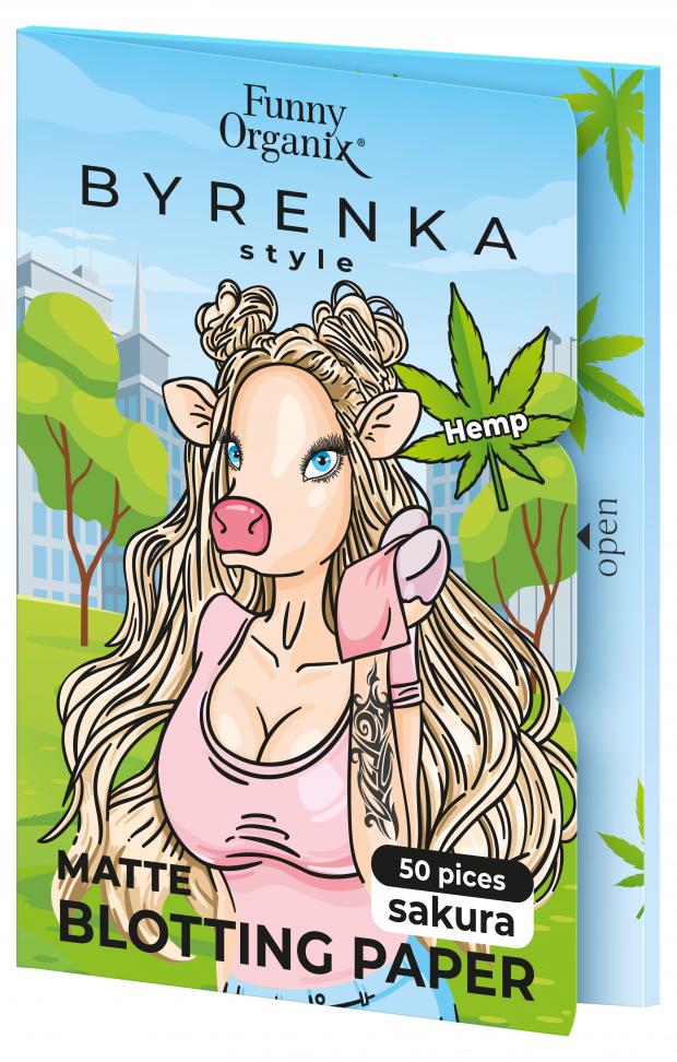 

Матирующие салфетки Funny Organix Sakura, 50 шт