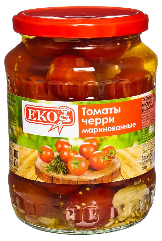 Помидоры Еко черри маринованные 680 г 149₽
