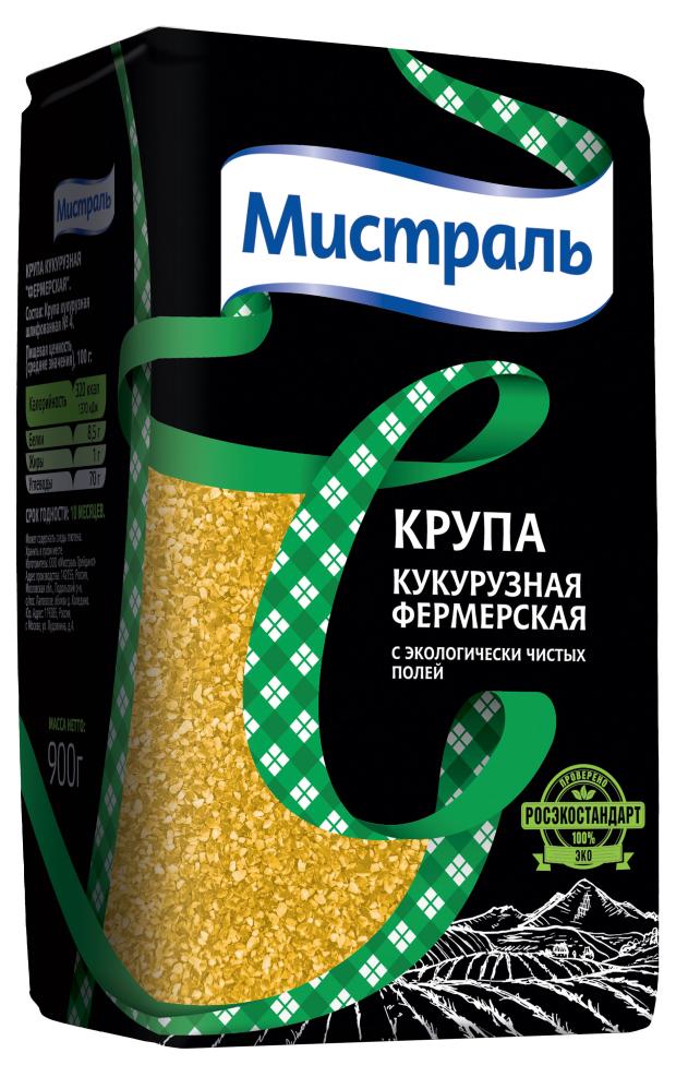 

Крупа кукурузная Мистраль фермерская, 900 г