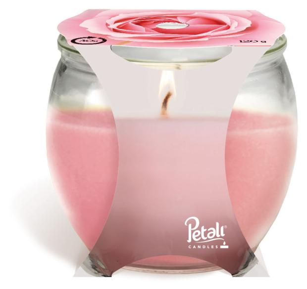 

Свеча ароматизированная в стакане Petali Роза, 1 шт