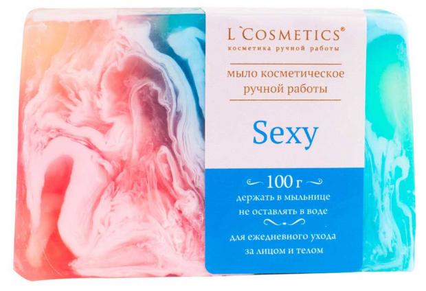 

Мыло косметическое L'Cosmetics Sexy 212 парфюм ручная работа, 100 г