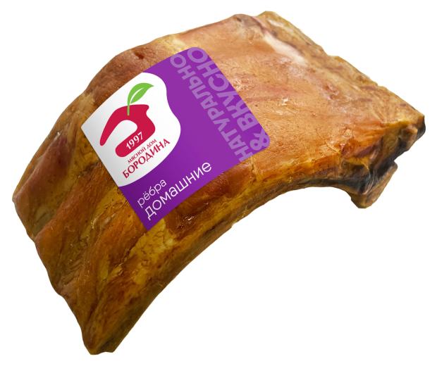 

Ребра копчено-вареные Мясной дом БОРОДИНА Домашние, ~ 400 г