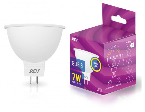 

Лампа светодиодная Rev LED GU5,3 7Вт 220V 3000К