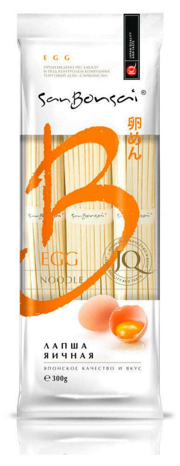 Лапша SanBonsai Egg яичная 300 г 152₽