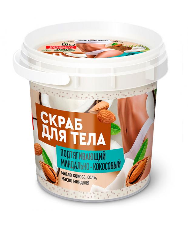 

Скраб для тела Народные рецепты Organic Подтягивающий миндально-кокосовый, 155 мл