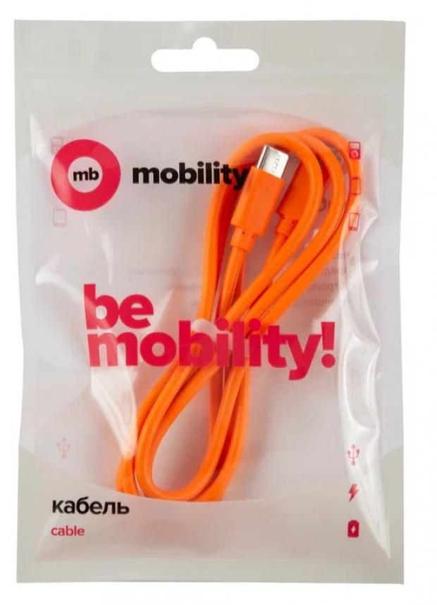 Дата-кабельMBmObilityType-C-Lightning,3А оранжевый Дата-кабельMBmObilityType-C-Lightning,3А оранжевый фото