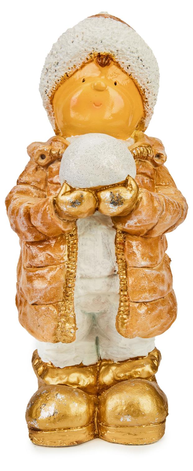 

Фигурка ТПК Полиформ Мальчик со снежком, 51 см