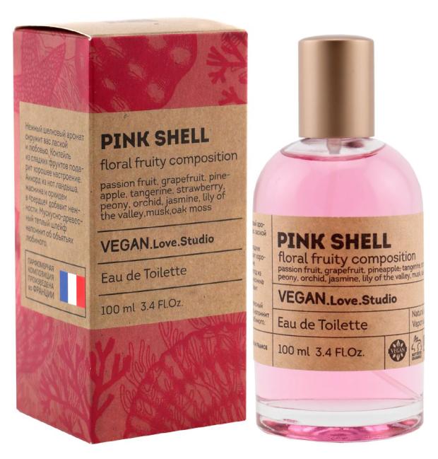 Туалетная вода женская Delta Parfum Vegan Love Studio Pink Shell, 100 мл