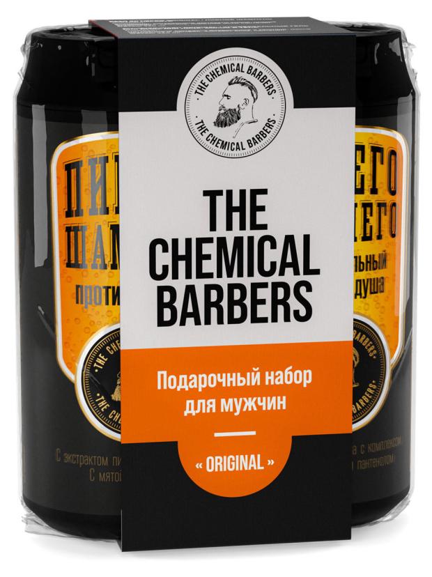 Набор подарочный для мужчин The chemical barbers Original Шампунь, 350 мл + Гель для душа, 350 мл подарочный набор the chemical barbers пивной шампунь с мятой и эвкалиптом 350 мл освежающий гель для душа с мятой и эвкалиптом 350 мл