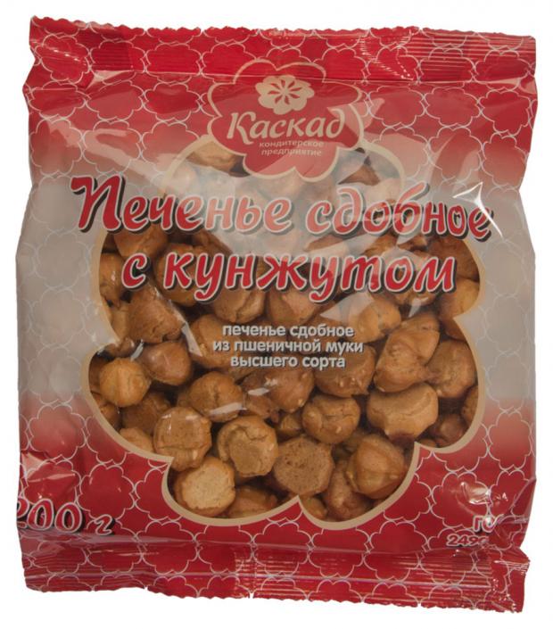 Печенье Каскад сдобное с кунжутом, 200 г