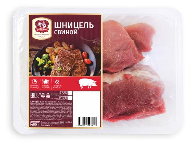 Шницель свиной РОМКОР, 400 г