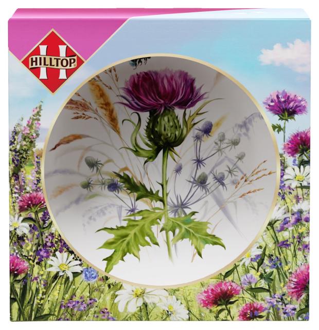 

Чай черный Цейлонский Hilltop Цветочные шедевры, 50 г + тарелка