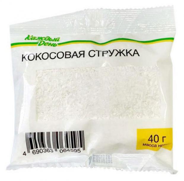 Стружка кокосовая Каждый день, 40 г