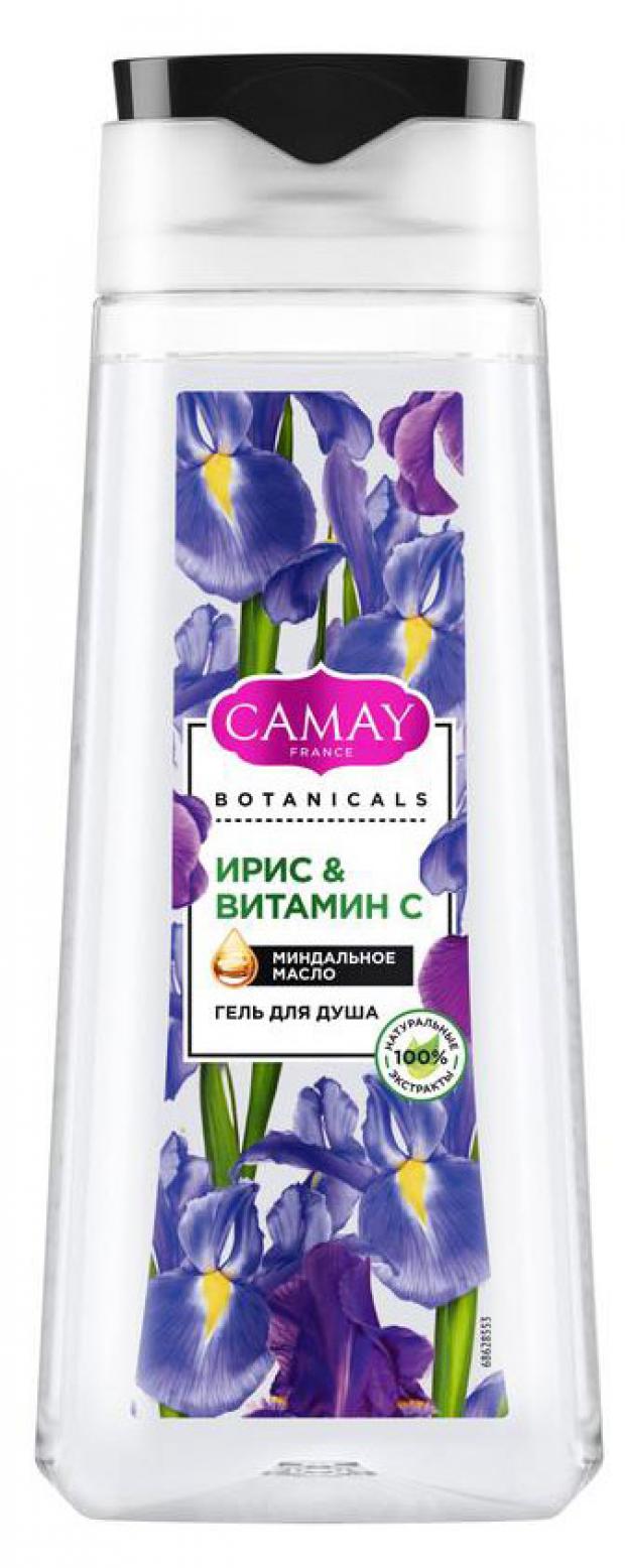 

Гель для душа Camay Botanicals Благоухающий ирис без парабенов, 250 мл