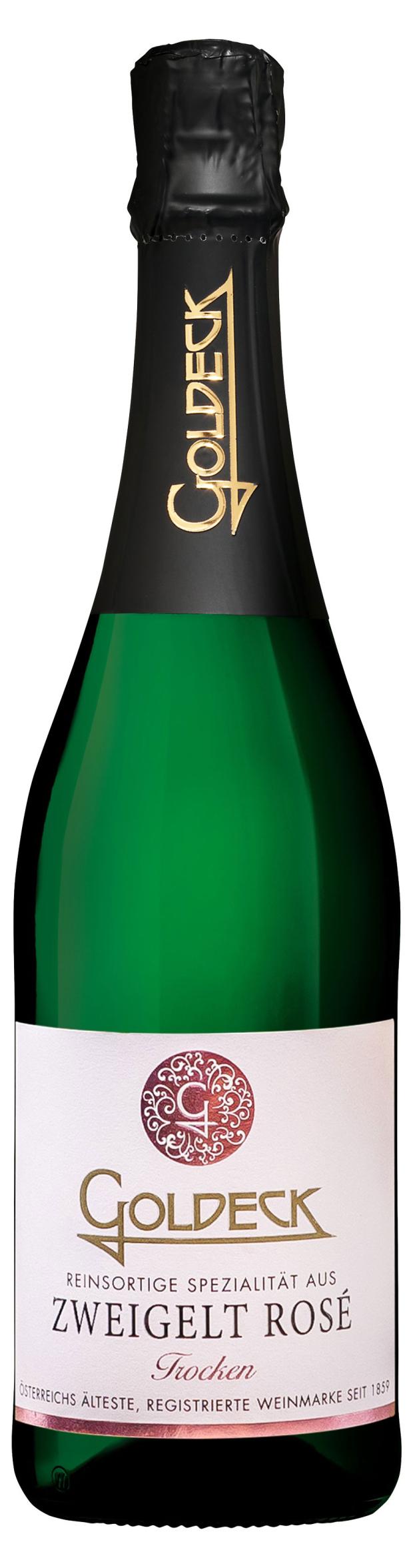 

Игристое вино Goldeck Zweigelt Rose розовое сухое Австрия, 0,75 л