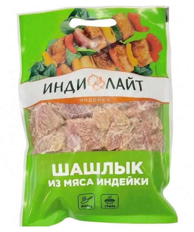 Шашлык из грудки индейки Индилайт с цедрой лимона (1,4-1,6 кг), 1 упаковка ~ 1,5 кг