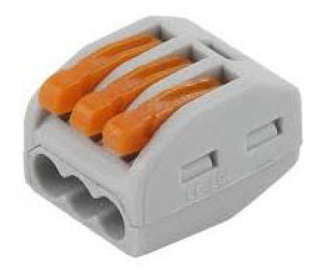 

Клемма ЭРА 3 отверстия 0,08-2,5 мм, 2 шт