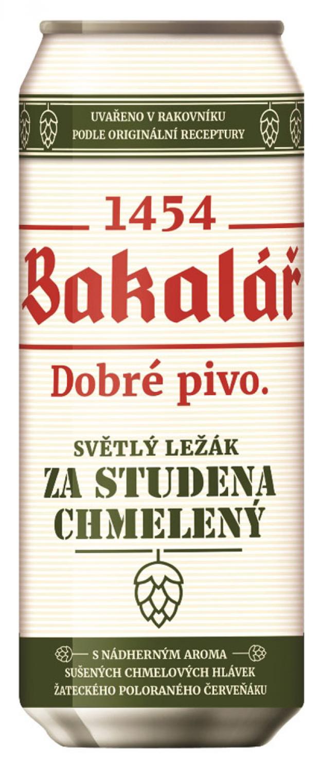 цена Пиво Bakalar Za Studena Chelemy светлое фильтрованное 5,2%, 500 мл