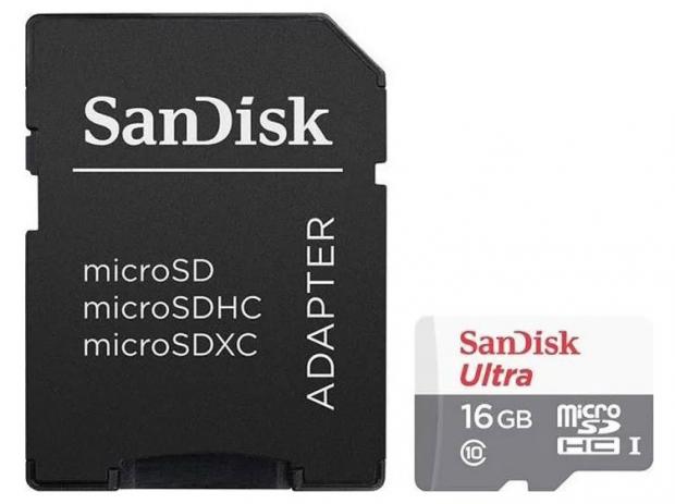 

Карта памяти microSDHC SanDisk Ultra 16 ГБ