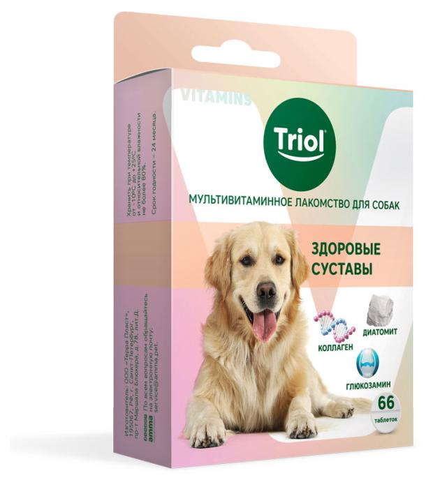 

Лакомство для собак Triol здоровые суставы мультивитаминное, 33 г